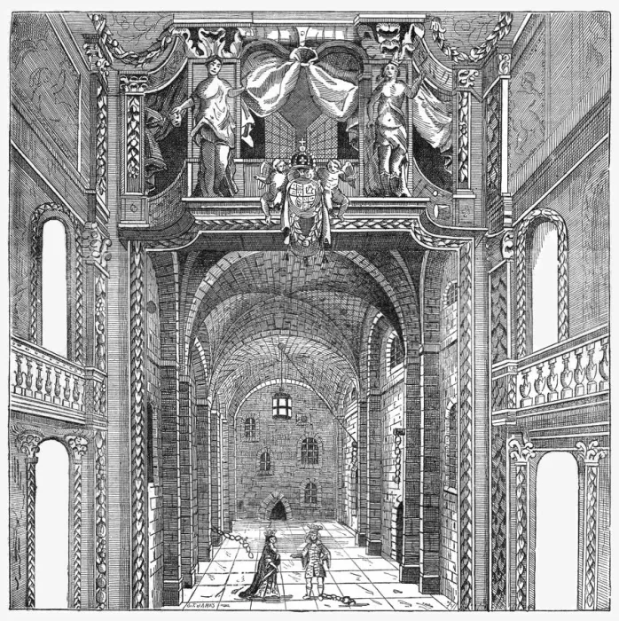Framed Print : Dukes Theatre interior Framed Print : Dukes Theatre interior
