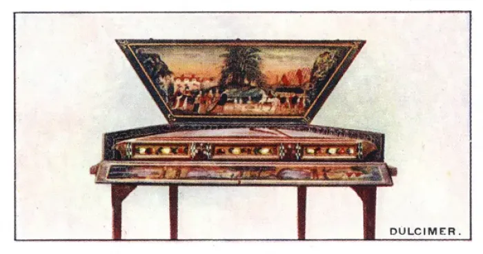 Framed Print : Dulcimer - a variety of the psaltery, has been in use from very early times Framed Print : Dulcimer - a variety of the psaltery, has been in use from very early times
