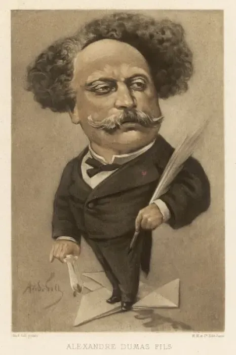 Framed Print : Dumas Fils (Gill) Framed Print : Dumas Fils (Gill)