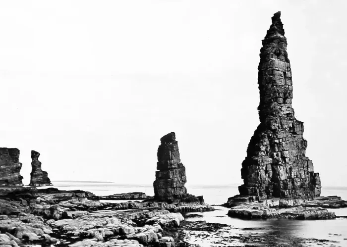 Framed Print : Duncansby Stacks, Scotland, Victorian period Framed Print : Duncansby Stacks, Scotland, Victorian period