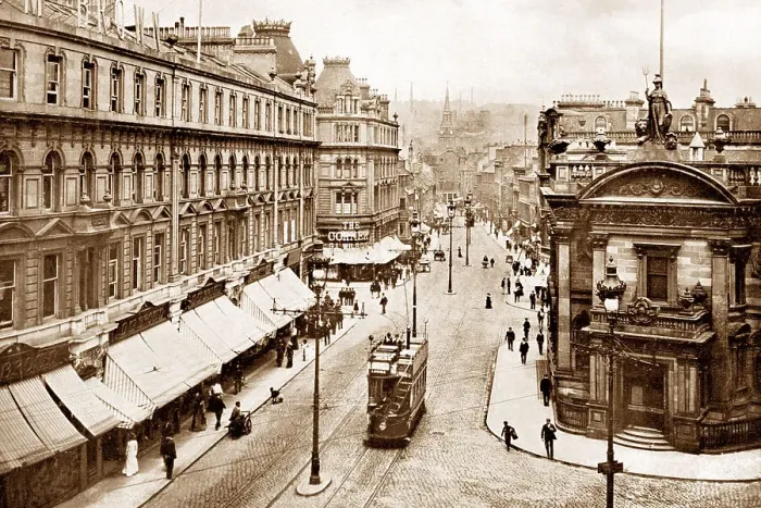 Framed Print : Dundee Murraygate early 1900s Framed Print : Dundee Murraygate early 1900s