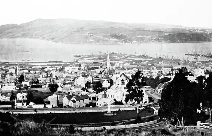Framed Print : Dunedin, New Zealand, early 1900s Framed Print : Dunedin, New Zealand, early 1900s