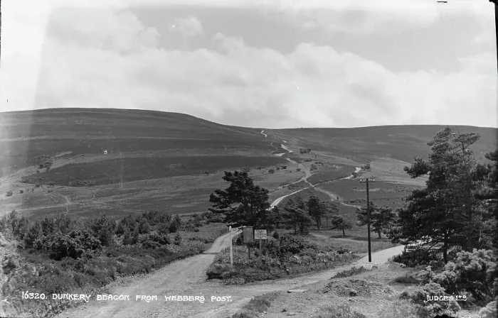 Framed Print : Dunkery Beacon from Webbers Post