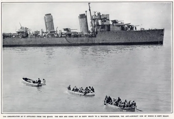 Framed Print : Dunkirk during the evacuation, northern France, WW2 Framed Print : Dunkirk during the evacuation, northern France, WW2