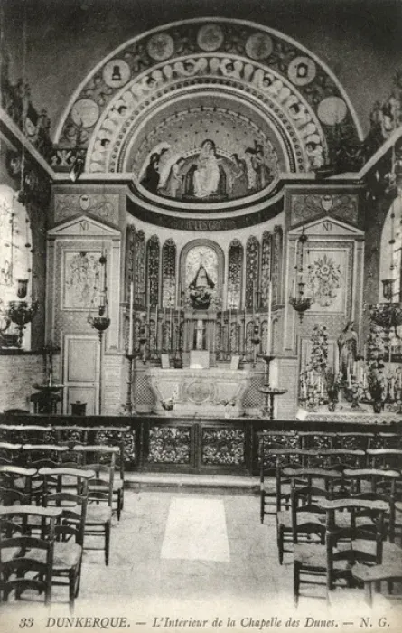 Framed Print : Dunkirk, France - Interior of the Chapelle des Dunes Framed Print : Dunkirk, France - Interior of the Chapelle des Dunes