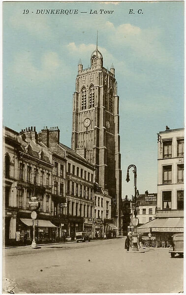 Dunkirk, France - Place Jean-Bart and the Belfry