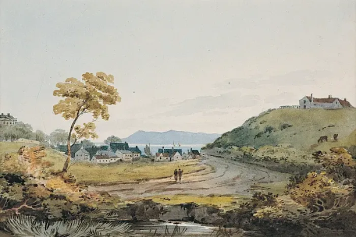 Framed Print : Dunleary from the South Framed Print : Dunleary from the South