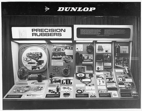 Dunlop Precision Rubbers window display
