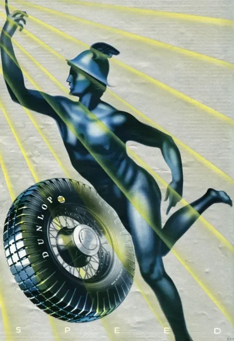 Framed Print : Dunlop Tyre Advert 18 Framed Print : Dunlop Tyre Advert 18