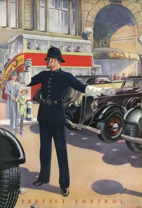 Framed Print : Dunlop Tyre Advert Framed Print : Dunlop Tyre Advert