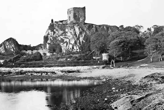 Framed Print : Dunollie Castle, Oban, Victorian period Framed Print : Dunollie Castle, Oban, Victorian period