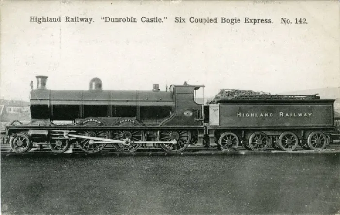 Framed Print : Dunrobin Castle Steam Locomotive - Drummond, England Framed Print : Dunrobin Castle Steam Locomotive - Drummond, England