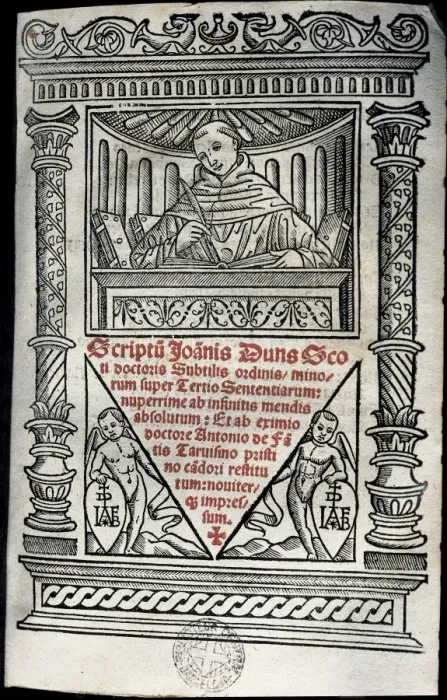 Framed Print : DUNS SCOTUS, John (1266-1308). Scottish Franciscan Framed Print : DUNS SCOTUS, John (1266-1308). Scottish Franciscan