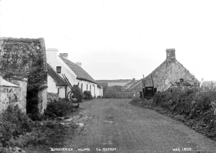Framed Print : Dunseverick Village, Co. Antrim Framed Print : Dunseverick Village, Co. Antrim