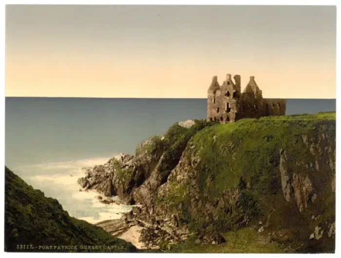 Framed Print : Dunsky Castle, Pitlochrie (i. e. Portpatrick), Scotland Framed Print : Dunsky Castle, Pitlochrie (i. e. Portpatrick), Scotland