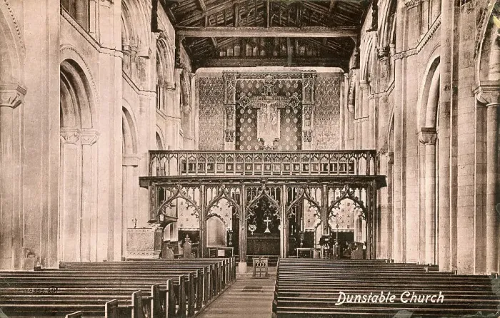 Framed Print : Dunstable Church, Bedfordshire Framed Print : Dunstable Church, Bedfordshire