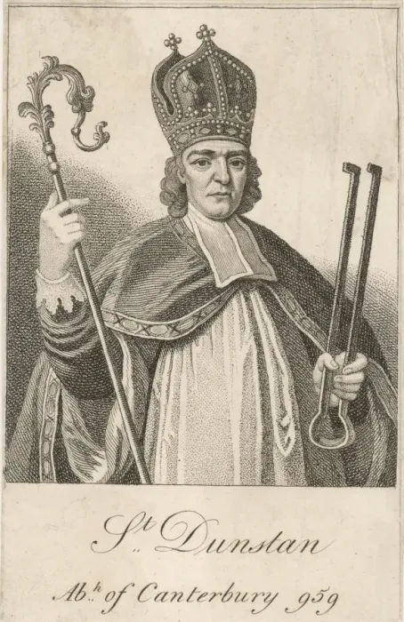 Framed Print : Dunstan, Archbishop Framed Print : Dunstan, Archbishop