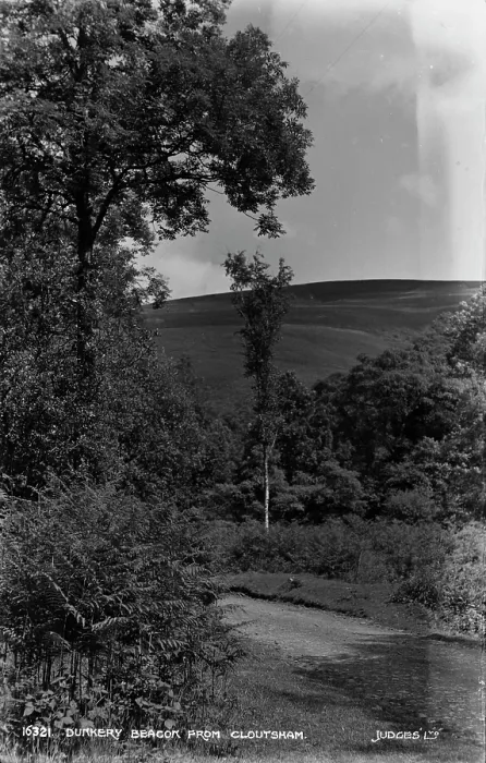 Framed Print : Dunster Beacon from Cloutsham