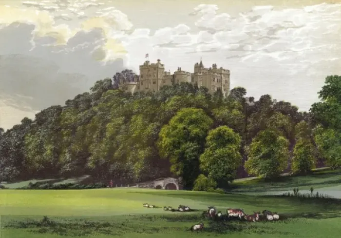 Framed Print : Dunster Castle / Somerset Framed Print : Dunster Castle / Somerset