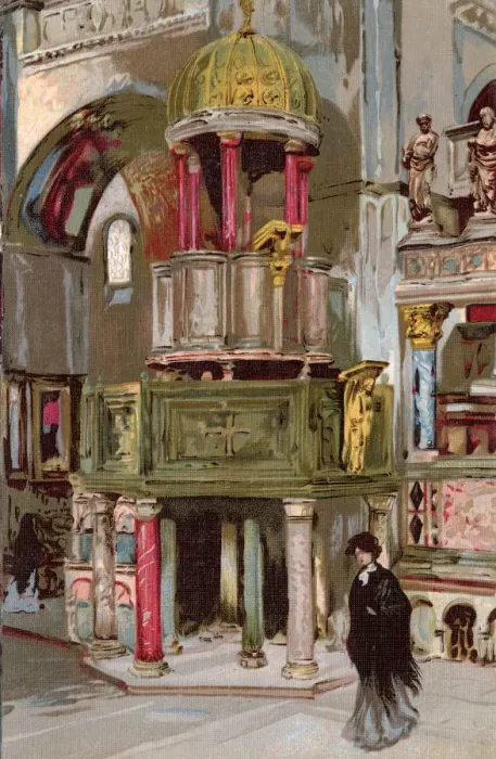 Framed Print : Duomo S. Marco (interior) - Venice, Italy - The Pulpit Framed Print : Duomo S. Marco (interior) - Venice, Italy - The Pulpit