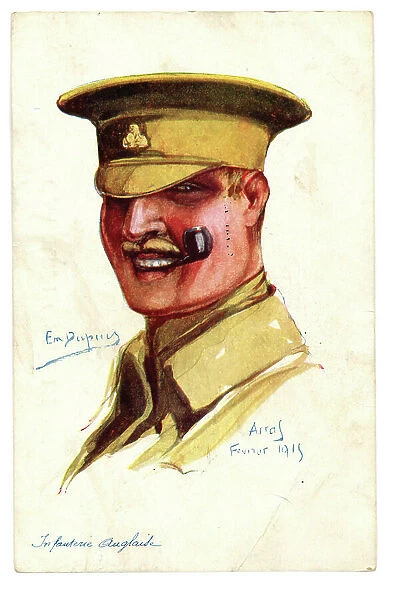 A Dupuis head and shoulders of an British soldier