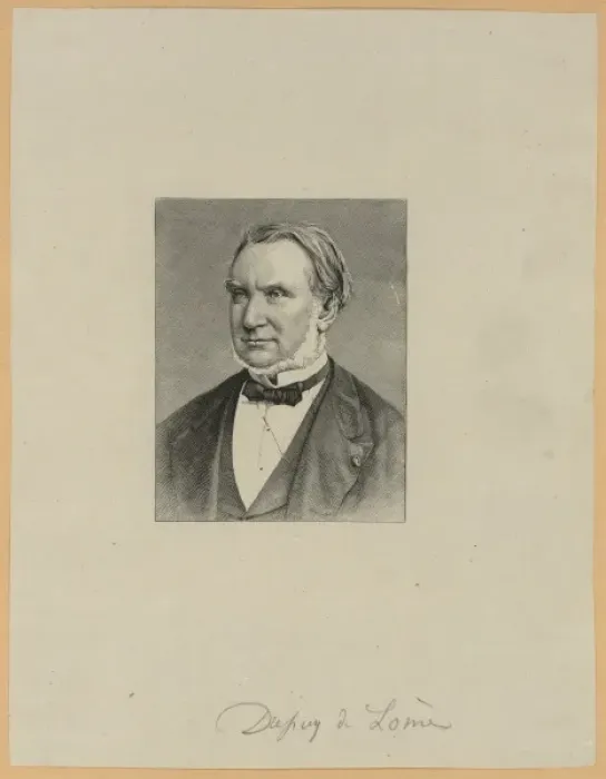 Framed Print : Dupuy de Lome, marine engineer who built a dirigible for Framed Print : Dupuy de Lome, marine engineer who built a dirigible for