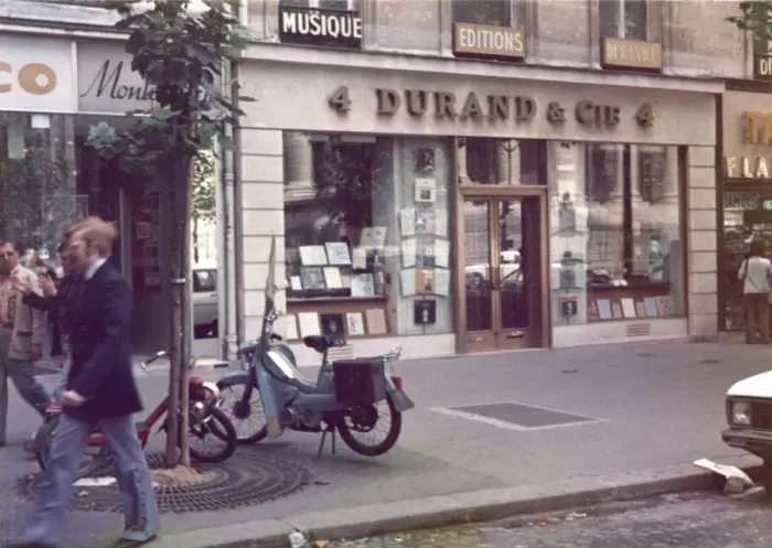 Framed Print : Durand music publishers, Paris, France Framed Print : Durand music publishers, Paris, France
