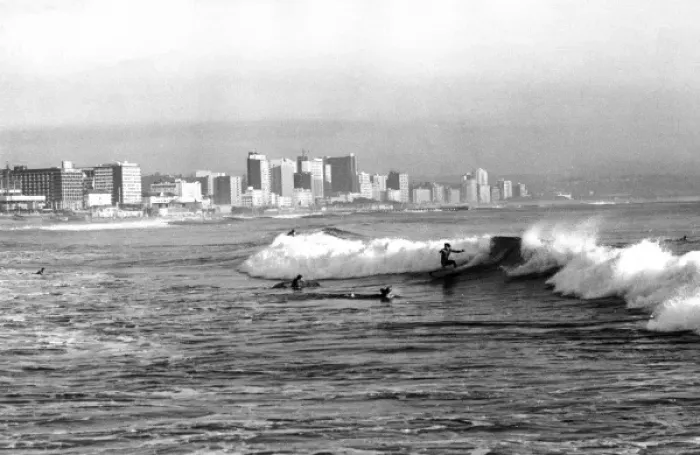 Framed Print : Durban Surfers Framed Print : Durban Surfers
