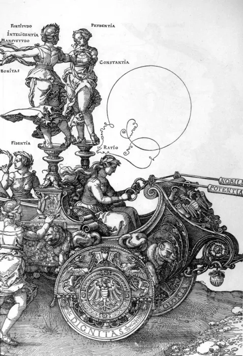 Framed Print : DURER TRIUMPHAL CAR 1518 Framed Print : DURER TRIUMPHAL CAR 1518