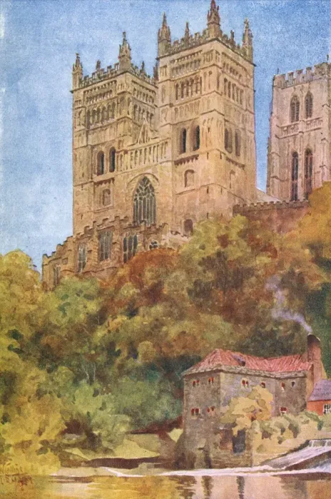 Framed Print : Durham / Cathedral 1909 Framed Print : Durham / Cathedral 1909