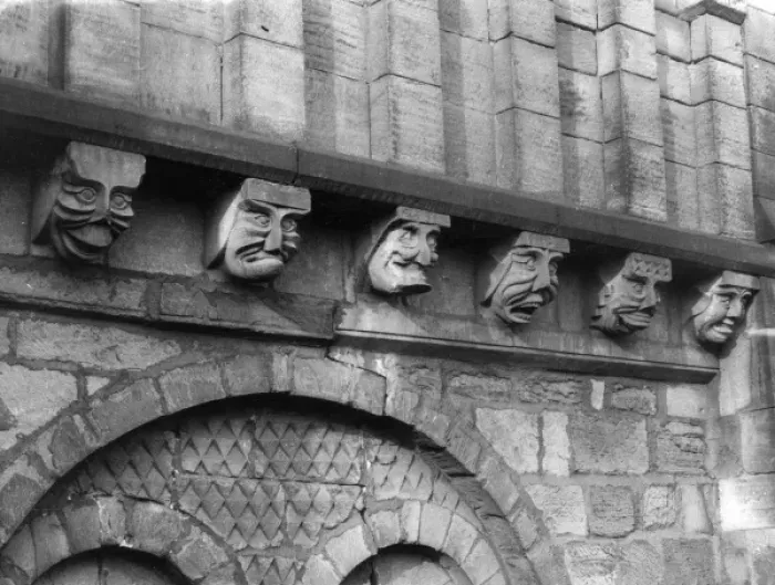 Framed Print : Durham Cathedral Corbels Framed Print : Durham Cathedral Corbels