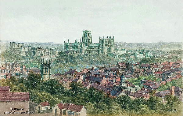 Durham, County Durham, viewed from Wharton Park