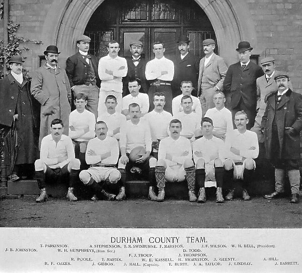 Durham County Rugby Team in the 1890s