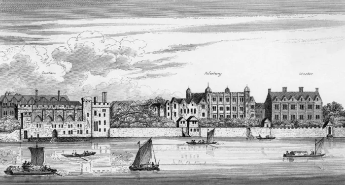 Framed Print : Durham House Etc Framed Print : Durham House Etc
