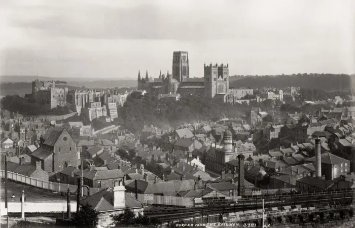 Framed Print : Durham from the railway Framed Print : Durham from the railway
