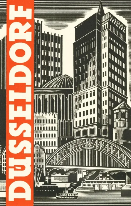 Framed Print : Dusseldorf Framed Print : Dusseldorf