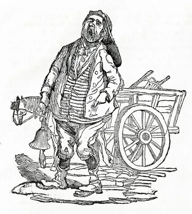 Framed Print : The Dustman - The Guide to Knowledge edited W. Pinnock, 1832 Framed Print : The Dustman - The Guide to Knowledge edited W. Pinnock, 1832