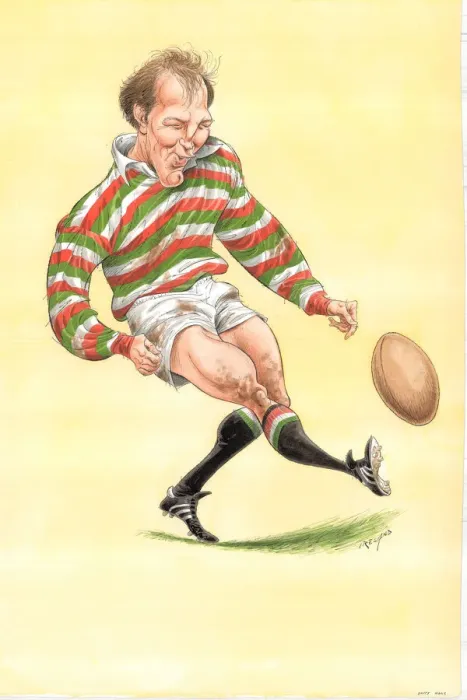 Framed Print : Dusty Hare - England rugby player Framed Print : Dusty Hare - England rugby player