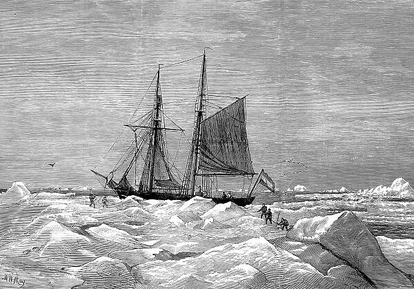 The Dutch Arctic Exploration Ship Willem Barents, 1878