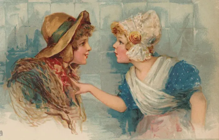 Framed Print : Dutch boy & girl Framed Print : Dutch boy & girl