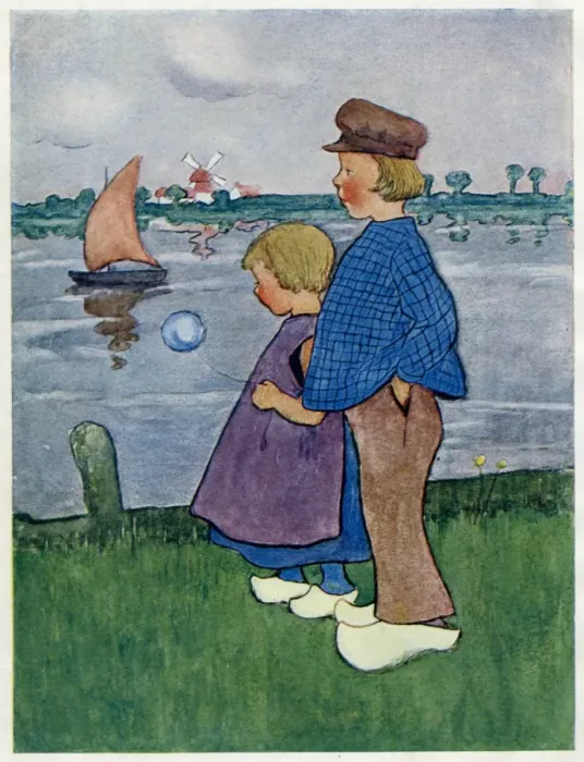 Framed Print : Dutch boy and girl -- Double Dutch Framed Print : Dutch boy and girl -- Double Dutch