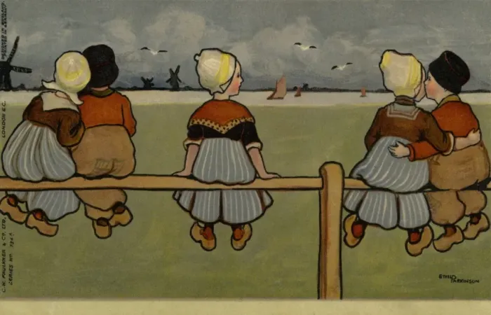 Framed Print : Dutch children Framed Print : Dutch children