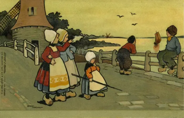 Framed Print : Dutch children Framed Print : Dutch children