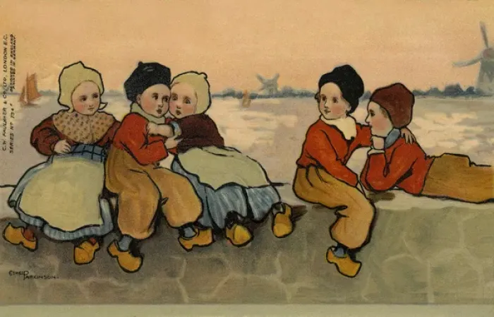 Framed Print : Dutch children Framed Print : Dutch children