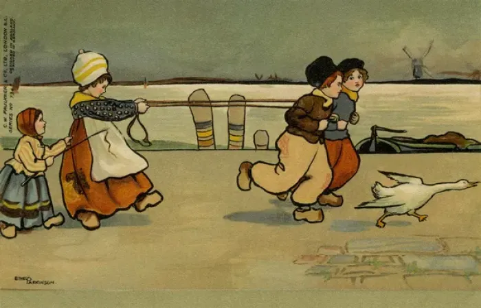 Framed Print : Dutch children Framed Print : Dutch children