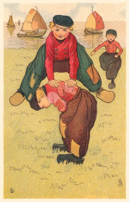 Framed Print : Dutch Children Framed Print : Dutch Children
