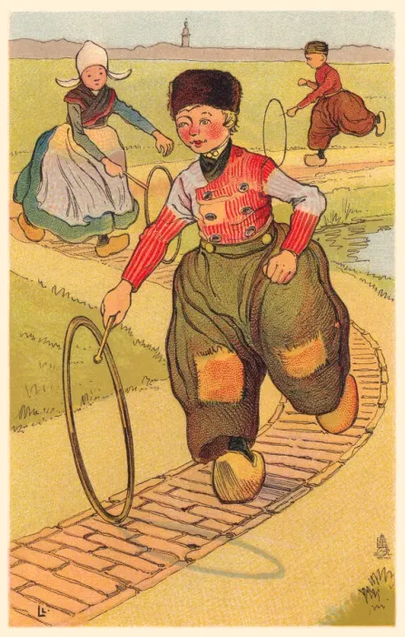 Framed Print : Dutch Children Framed Print : Dutch Children