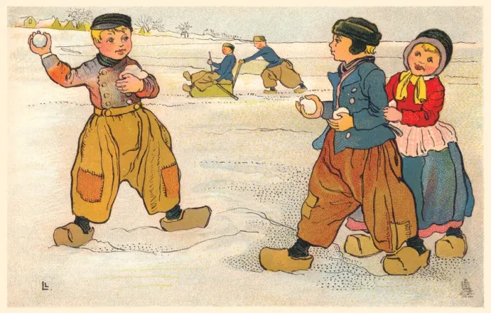 Framed Print : Dutch Children Framed Print : Dutch Children