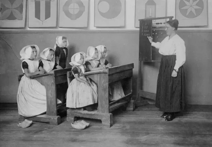 Framed Print : Dutch Classroom Scene Framed Print : Dutch Classroom Scene