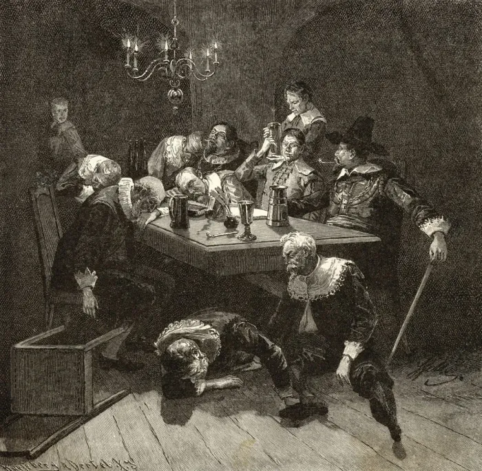 Framed Print : DUTCH DRINKER DRUNK Framed Print : DUTCH DRINKER DRUNK